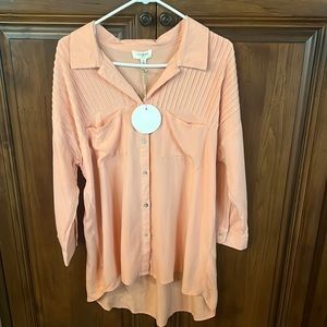 umgee button up blouse NWT Sz: M
